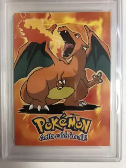 1999 Topps Charizard PSA 10 Pokemon #6 Movie Edition #E6 Gem Mint - Image 3