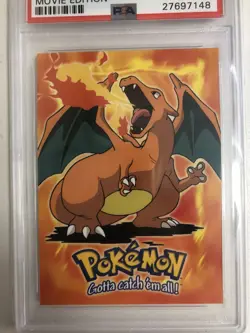1999 Topps Charizard PSA 10 Pokemon #6 Movie Edition #E6 Gem Mint - Image 5