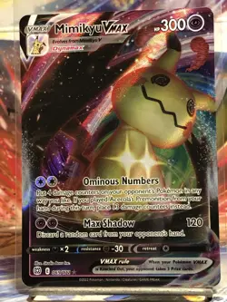 Mimikyu VMAX (Holo) SWSH09: Brilliant Stars 069/172 Ultra Rare Pokemon TCG - Image 1