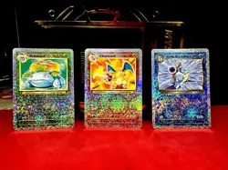 Pokemon Charizard, Venasaur, Blastoise Reverse Holo Legendary Collection Trio!! - Image 1