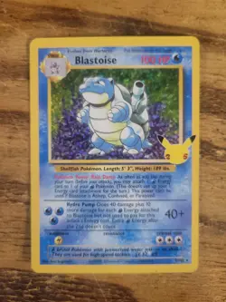 Pokemon TCG: Blastoise 2/102 Holo Celebrations 25th Anniversary NM - Image 1