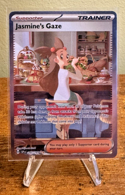 Jasmine's Gaze 245/191 Special Illustration Rare Pokemon SV Surging Sparks NM - Image 1