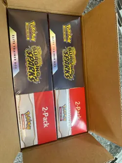Pokemon Surging Sparks ETB & Booster Bundle Costco 2-pack Factory Sealed 2-BOXES - Image 2