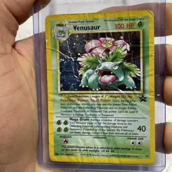 Pokemon Venusaur Holo Blackstar Promo 13 Nintendo Game Boy Vintage Heavy Play HP - Image 1