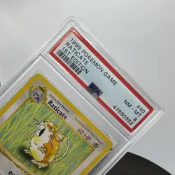 Pokemon 1999 Game Raticate #40 English 1st Edition 40/102 - PSA 8 NM-MT - Image 3