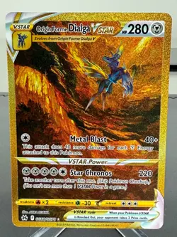 Pokemon TCG Origin Forme Dialga Vstar GG68/GG70 Near Mint English Crown Zenith - Image 1