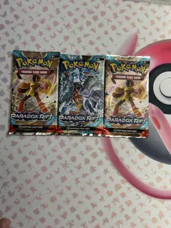 Pokemon TCG Scarlet & Violet - 3 Paradox Rift Booster Packs - Image 1
