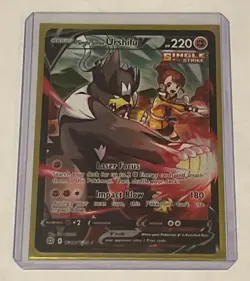 Pokemon Brilliant Stars Single Strike Urshifu V TG18/TG30 Full Art Holo - Image 1