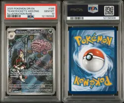 Pokemon TCG Team Rocket's Weezing 199/182 Sv10: Destined Rivals Holo PSA 10 - Image 3