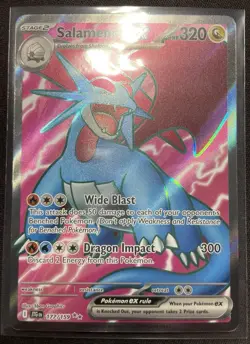 Salamence EX 177/159 Journey Together Full Art Holo NM Pokemon TCG - Image 3