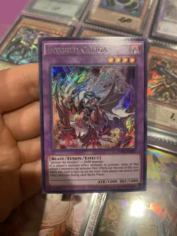 Yugioh Invoked Caliga FUEN-EN027 Secret Rare Unlimited - NM - Image 1