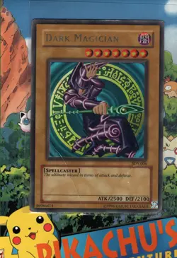Yugioh! TCG Dark Magician SDY-006 Unlimited Ultra Rare Heavy Damage - Image 1