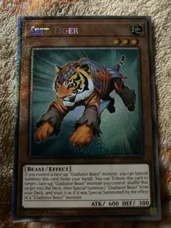 Yu-Gi-Oh! Test Tiger (Platinum Secret Rare) (RA03-EN189) Quarter Century Bonanza - Image 2