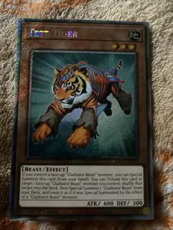 Yu-Gi-Oh! Test Tiger (Platinum Secret Rare) (RA03-EN189) Quarter Century Bonanza - Image 3