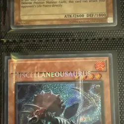 Yugioh Miscellaneousaurus MISPRINT - Secret Rare RA04-EN022. Name Shift - Image 2