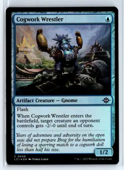 FOIL Cogwork Wrestler Lost Caverns of Ixalan - MTG Magic the Gathering Card - Image 1