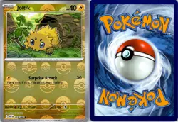 Joltik 033/086 Common Holo Pokeball Pattern Pokemon Card (WHT) - Image 1