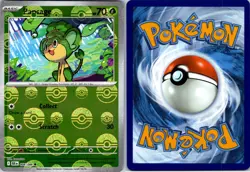 Pansage 004/086 Common Holo Pokeball Pattern Pokemon Card (BLK) - Image 1