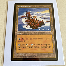MTG Magic The Gathering - Adarkar Wastes - Oversized 6x9 Arena League Promo Card - Image 1