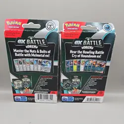 Lot (2) NEW Pokemon Trading Card Decks- Melmetal EX Battle, Houndoom EX Battle - Image 3