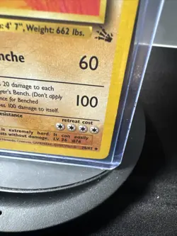 Golem - 1999 Vintage Pokemon - Fossil card # 36/62 - 1ST EDITION - Uncommon - NM - Image 4