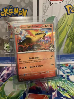 Pokemon TCG Ethan's Typhlosion Holo Card 034/182 Destined Rivals Series - Image 1