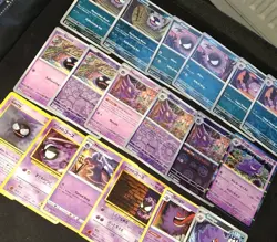 Pokemon TCG 18 Card Lot: Gengar Haunter Gastly Vintage-Holo-R-Holo- Mixed Lot - Image 2
