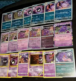 Pokemon TCG 18 Card Lot: Gengar Haunter Gastly Vintage-Holo-R-Holo- Mixed Lot - Image 3