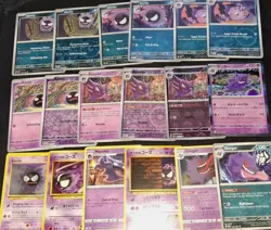 Pokemon TCG 18 Card Lot: Gengar Haunter Gastly Vintage-Holo-R-Holo- Mixed Lot - Image 4