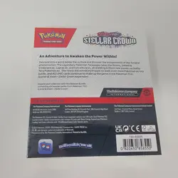 Pokemon Trading Card Scarlet & Violet 7 Stellar Crown - Booster Bundle - SEALED - Image 2