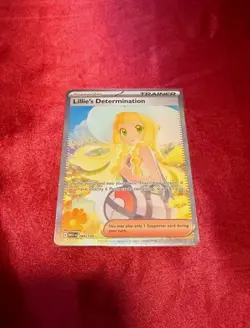 Lillie's Determination Pokemon Card SIR 184/132 Mega Evolutions NM ENGLISH - Image 1
