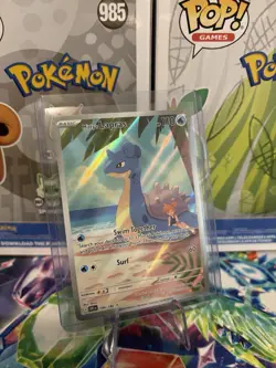 Pokemon TCG Card Misty's Lapras 194/182 Sv10: Destined Rivals Illustration Rare - Image 1
