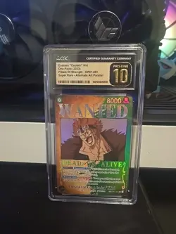 One Piece Card Game Eustass Captain Kid SP OP-03 English Edition CGC Pristine 10 - Image 1