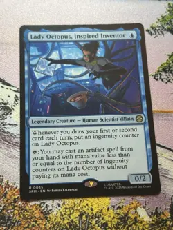 Lady Octopus, Inspired Inventor SPM NM MTG - Image 4