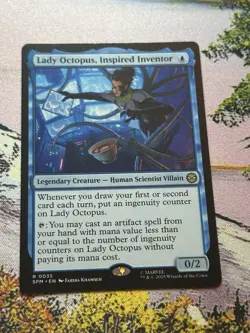 Lady Octopus, Inspired Inventor SPM NM MTG - Image 5