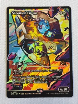 Salvation Engine - Showcase FOIL - Aetherdrift - MTG LP Magic - Image 1