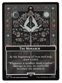 MTG Treasure / The Monarch Lord of the Rings (LTR) Double Sided Token Unplayed - Image 1