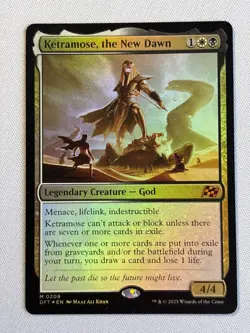 Ketramose, the New Dawn - FOIL - Aetherdrift - MTG LP Magic - Image 1