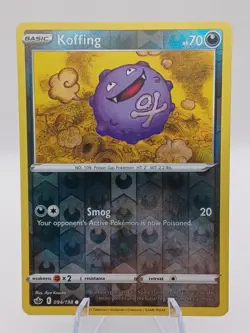 Pokemon TCG - Koffing 094/198 - Chilling Reign - Reverse Holo Rare - Near Mint - Image 1