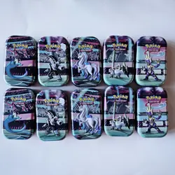 POKEMON GALAR POWER EMPTY MINI TIN DISPLAY 10 TINS INCL ART CARDS COINS NO PACKS - Image 3