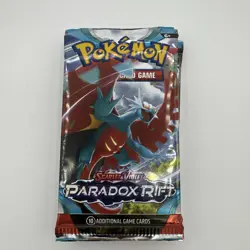 Pokemon TCG Scarlet and Violet Paradox Rift Booster Pack Sealed Lot Of 5! - Image 2