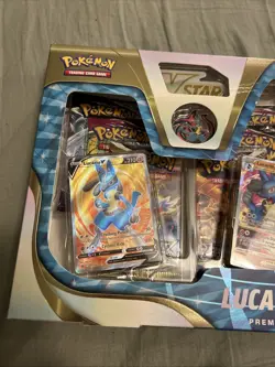 Pokemon TCG Lucario VSTAR Premium Collection Box - Sealed - Image 2