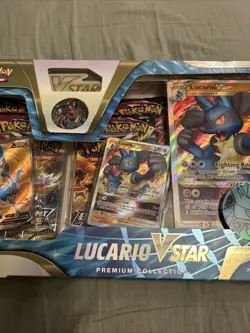 Pokemon TCG Lucario VSTAR Premium Collection Box - Sealed - Image 3