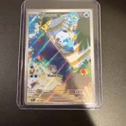 Pokemon Oshawott 105/086 Illustration Rare (White Flare) English-NM - Image 2