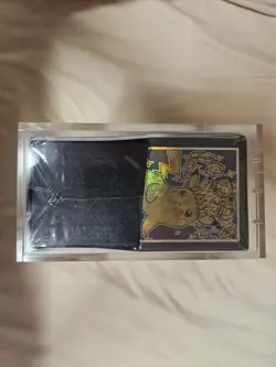 Surging Sparks Pokemon Center ETB - Acrylic Case Included - Sealed 2 Small Tears - Image 3