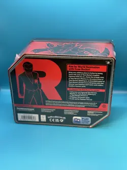 Destined Rivals Team Rocket Tin (Nidoking ex) - Sealed New - Pokemon TCG - Image 3