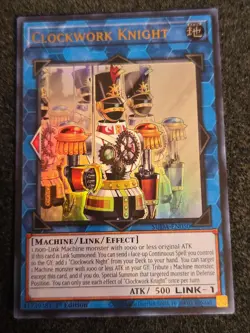 Yugioh! 1x Clockwork Knight SUDA-EN050 Ultra Rare 1st Ed NM - Image 1
