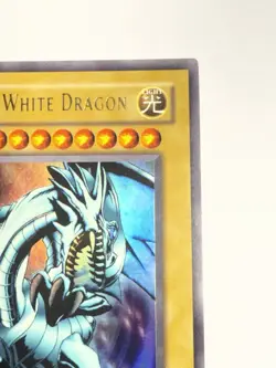 YUGIOH Blue-Eyes White Dragon LOB-001 Original Print Unlimited Lp - Image 5
