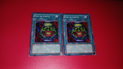 Yugioh pot of greed x2 common lightly played - Image 1