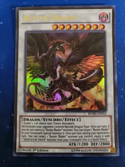 Yugioh Buster Dragon BOSH-EN052 Ultra Rare 1st Ed - Image 1
